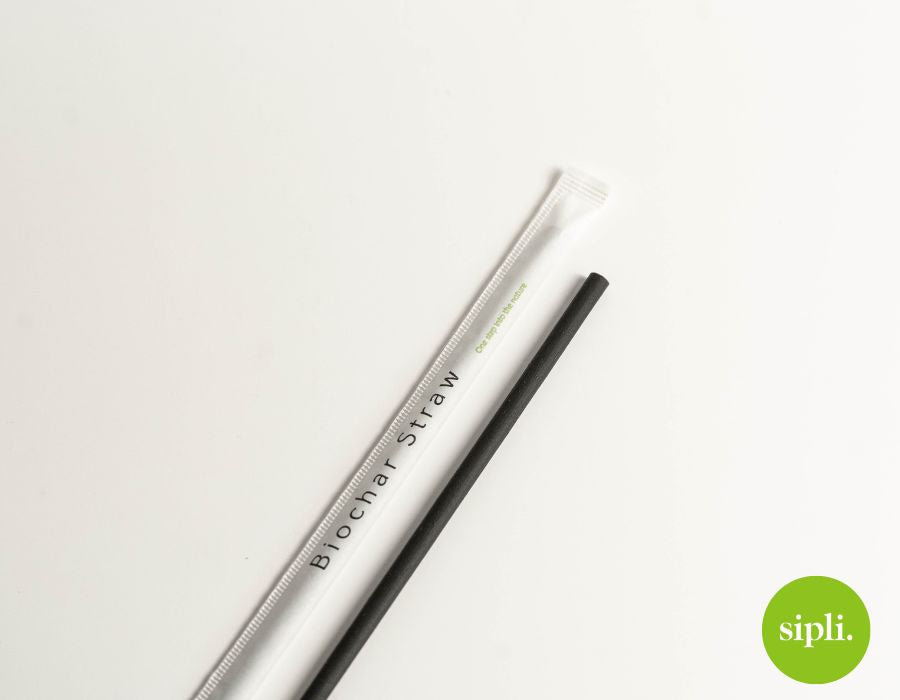 Black coffee straw